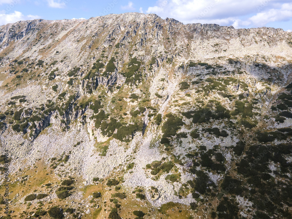 Aerial view of Fish lakes, Rila mountain, Bulgaria Aerial view of Fish lakes, Rila mountain, Bulgaria