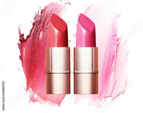 ual Lipstick Delight: Vivid Colors in Soft Edges photo
