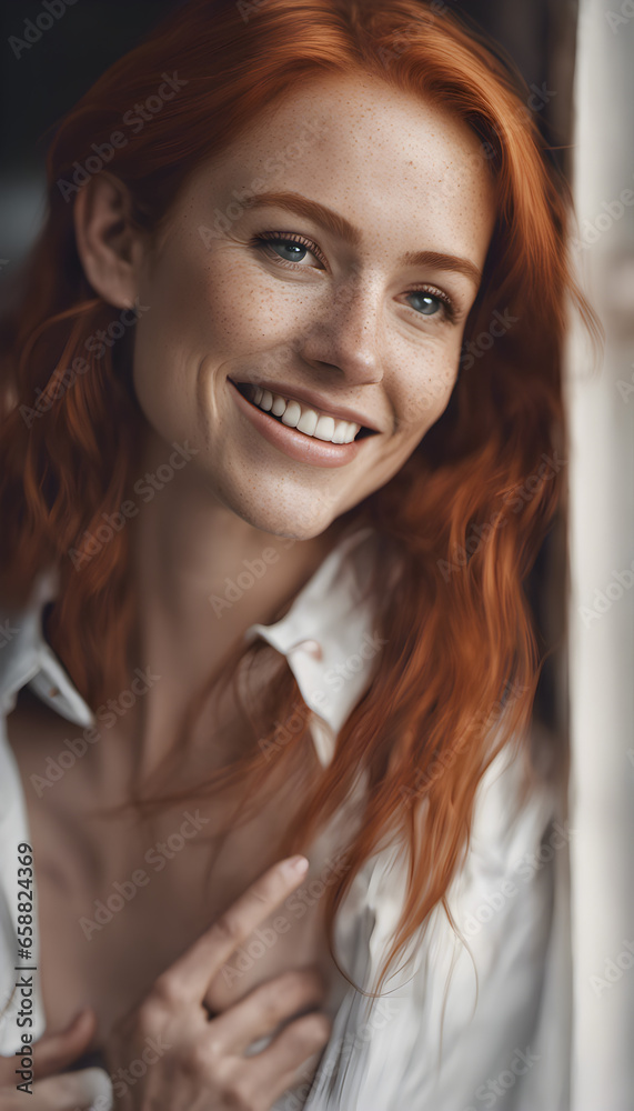 portrait of a smiling woman portrait of a smiling woman