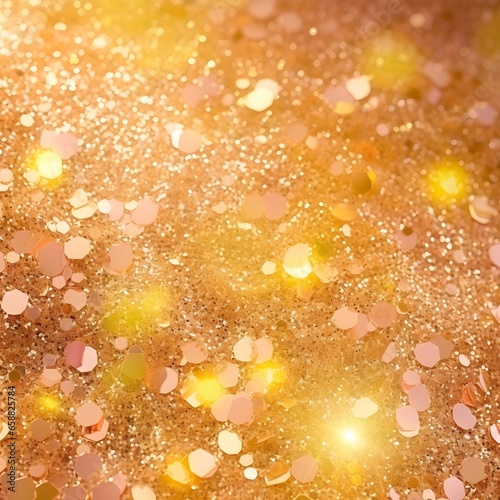 Wallpaper Mural Fond scintillant jaune blush, paillettes Torontodigital.ca