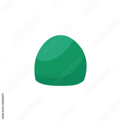 Tasty jelly candy on white background