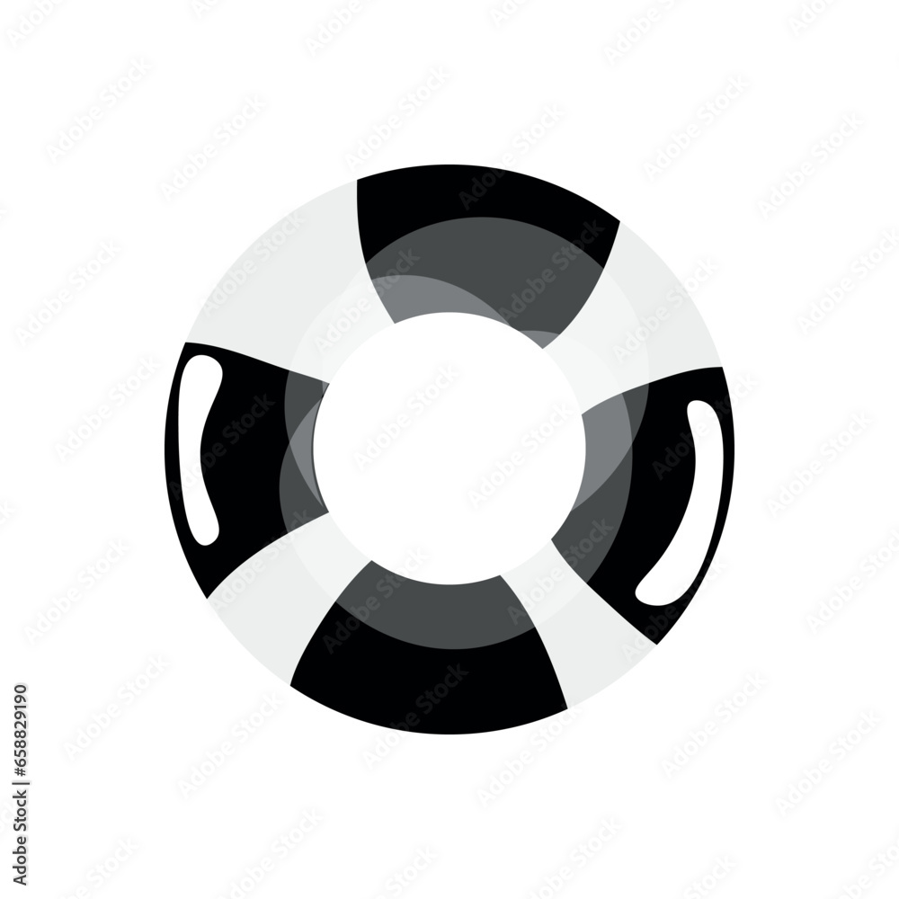 Inflatable ring on white background Inflatable ring on white background