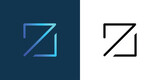 Simple letter Z logo design with full collor concept| premium vector
