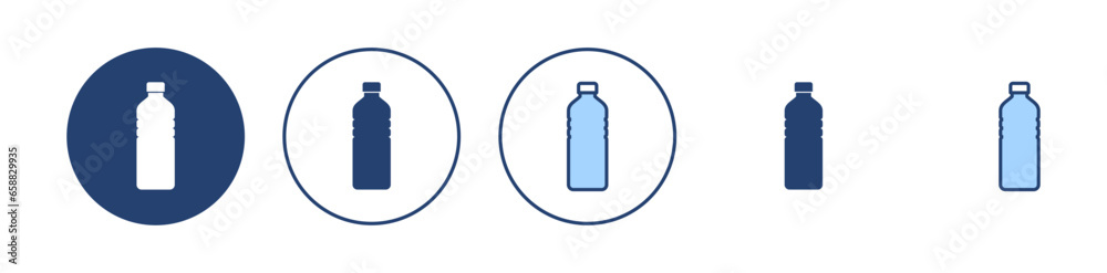 Fototapeta premium Bottle icon vector. bottle sign and symbol