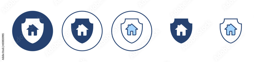 house insurance icon vector. house protection sign and symbol house insurance icon vector. house protection sign and symbol