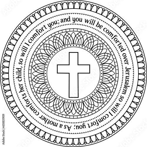 Isaiah 66:13 "As a mother comforts her child, so will I comfort you; and you will be comforted over Jerusalem.”