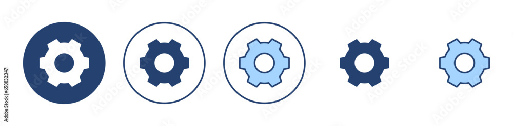 Setting icon vector. Cog sign and symbol. Gear Sign Setting icon vector. Cog sign and symbol. Gear Sign