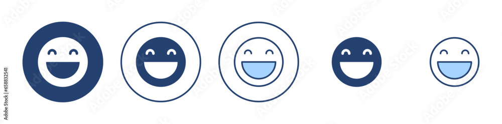 Smile icon vector. smile emoticon icon. feedback sign and symbol