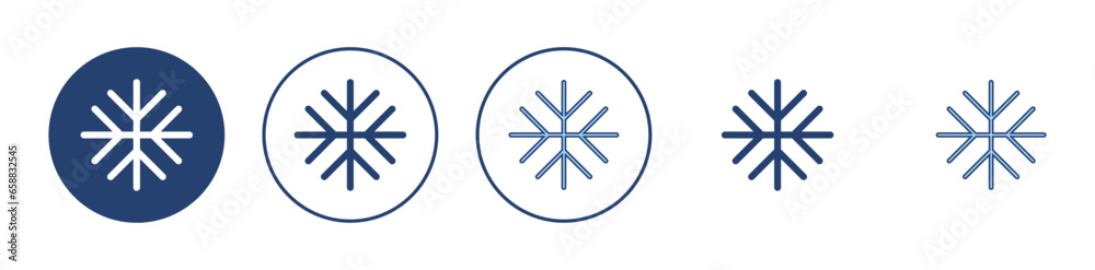 Snow icon vector. snowflake sign and symbol Snow icon vector. snowflake sign and symbol