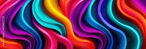 a colorful swirly shapes