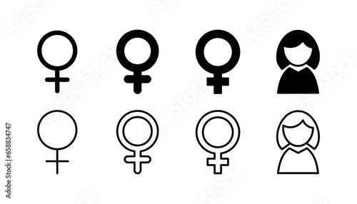 Female icon vector. toilet icon. restroom sign. gender
