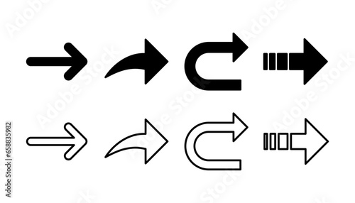 Arrow icon. Arrow symbol. Arrow icon for your web design.