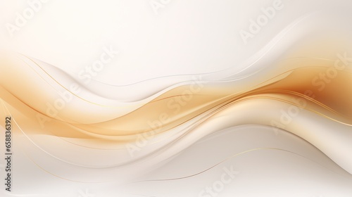 Design Background of White Background with Colorful Wavy Lines