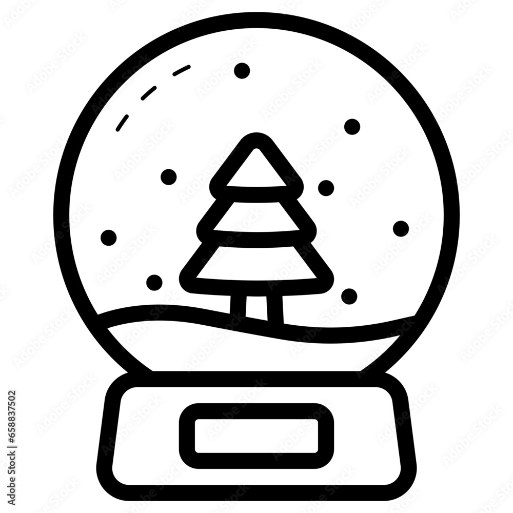snow globe icon snow globe icon