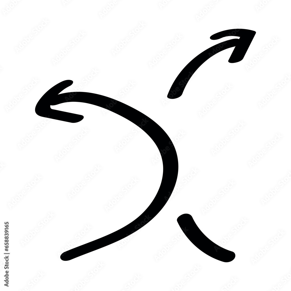 Black arrows on white background Black arrows on white background