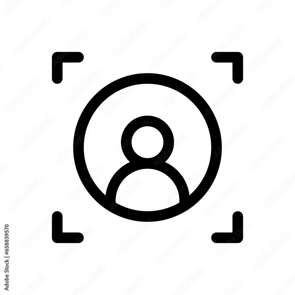 targeted marketing line icon targeted marketing line icon