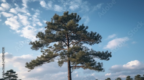 pine tree against sky © faiz