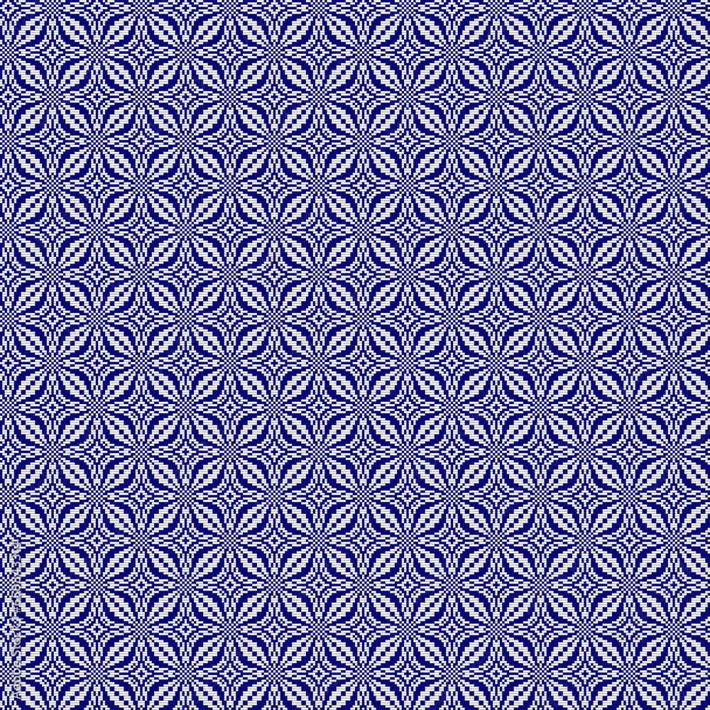 Diamond and Circle Weave - Tie Diamond and Circle Weave - Tie