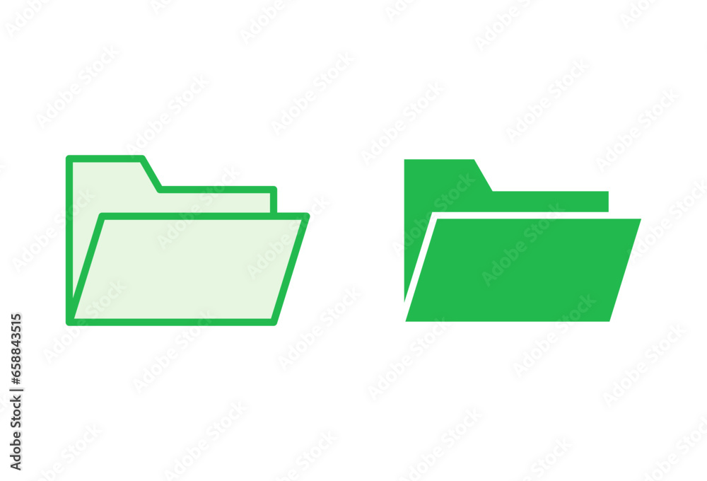Folder icon set. folder vector icons Folder icon set. folder vector icons