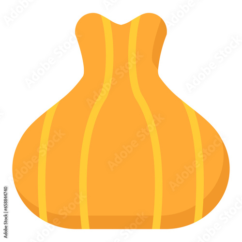 dumpling icon flat style