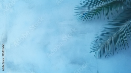 palm tree on sky background generated by AI