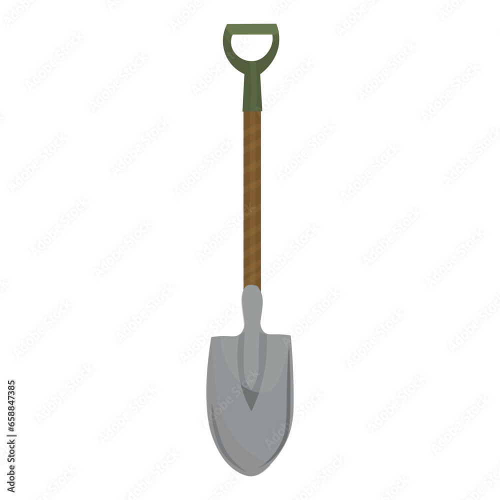 Gardener's shovel on white background Gardener's shovel on white background