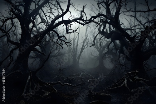 Spooky trees wallpaper