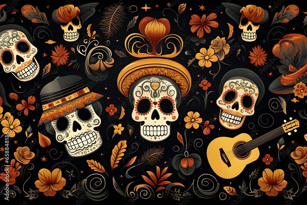 Day of the dead wallpaper Day of the dead wallpaper