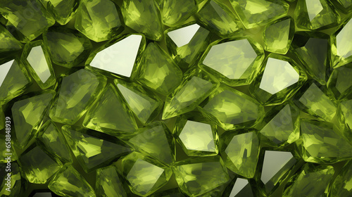 Top view of peridot background and texture. photo