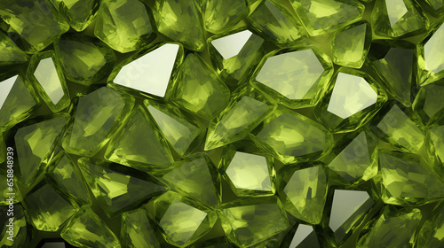 Top view of peridot background and texture.