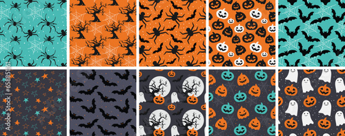 Halloween pattern set