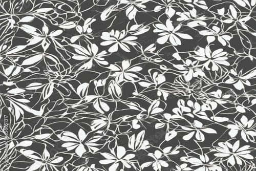 overlay abstract flowery texture for textile © ABDULSAMAD