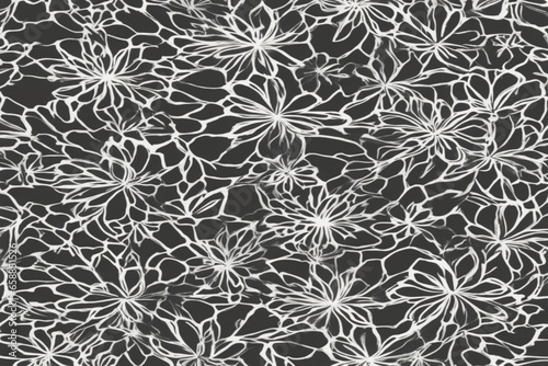 overlay abstract flowery texture for textile © ABDULSAMAD