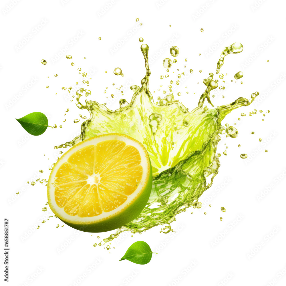 Lime Juice Splash with Shiny Liquid Droplets on Transparent Background, PNG Lime Juice Splash with Shiny Liquid Droplets on Transparent Background, PNG