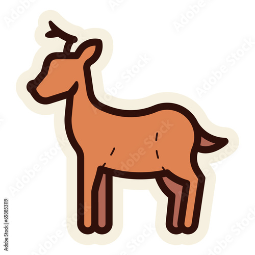reindeer sticker