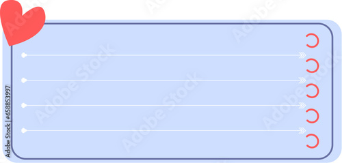 sticky note illustration