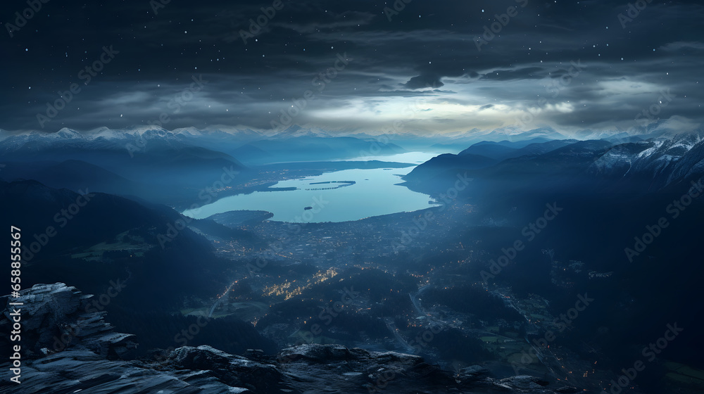 Fototapeta premium clouds over the ocean wallpaper