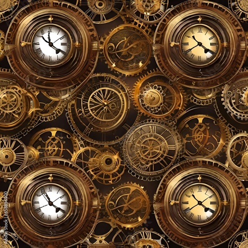 Steampunk Clock Design