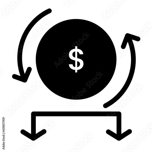 Actuarial equation of actuary solid icon