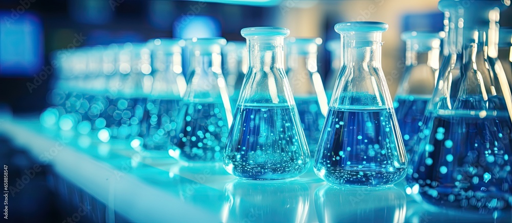 HPLC columns for fast analysis in a lab used for clinical toxicological and forensic purposes With copyspace for text HPLC columns for fast analysis in a lab used for clinical toxicological and forensic purposes With copyspace for text