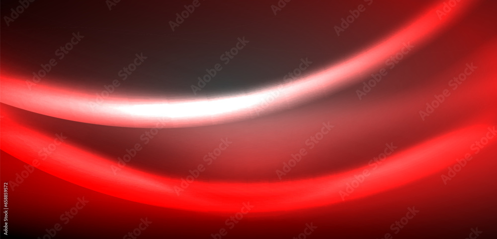 Neon-lit waves surge across background, mesmerizing dance of luminescence and motion. Dynamic backdrop captures essence of energy and modern aesthetics Neon-lit waves surge across background, mesmerizing dance of luminescence and motion. Dynamic backdrop captures essence of energy and modern aesthetics