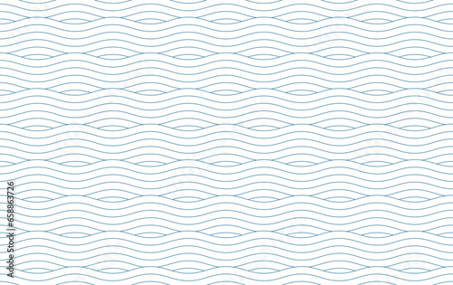 Seamless background with wave pattern © Northern Owl
