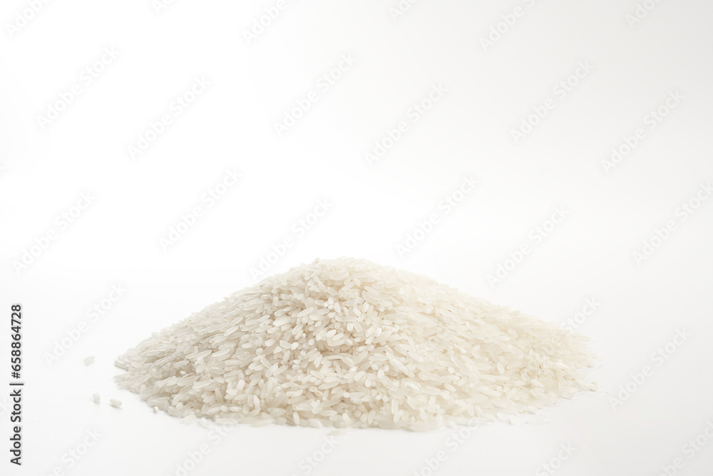Rice Isolated On White Background Rice Isolated On White Background