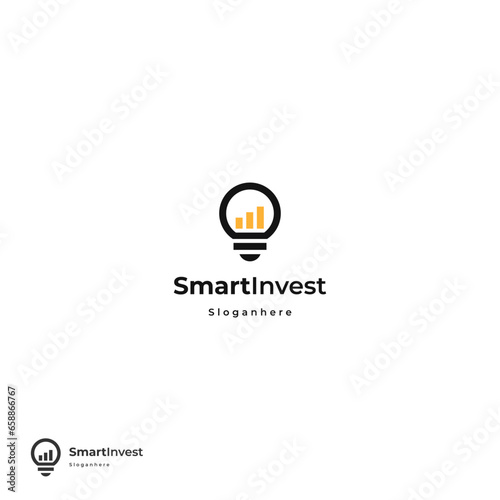 Smart Investment Logo, Smart Financial Logo Design Modern Concept
