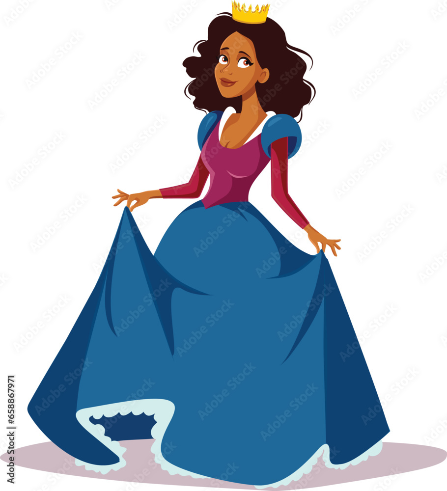 Beautiful Fairytale princess of Black Ethnicity. Wearing a Ball Gown Vector Character Illustration
Amazing good looking queen of African ethnicity
Beautiful Fairytale princess of Black Ethnicity. Wearing a Ball Gown Vector Character Illustration
Amazing good looking queen of African ethnicity