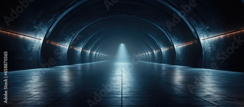 Empty urban tunnel With copyspace for text