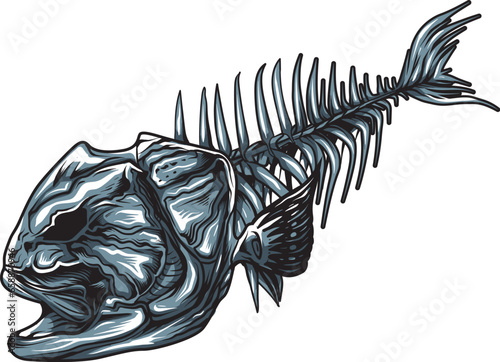fish skeleton