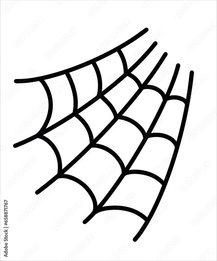Spider Web Corner Illustration for Halloween Element Decoration Vector Illustration Spider Web Corner Illustration for Halloween Element Decoration Vector Illustration