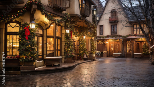 Christmas in the old town © Meow Creations