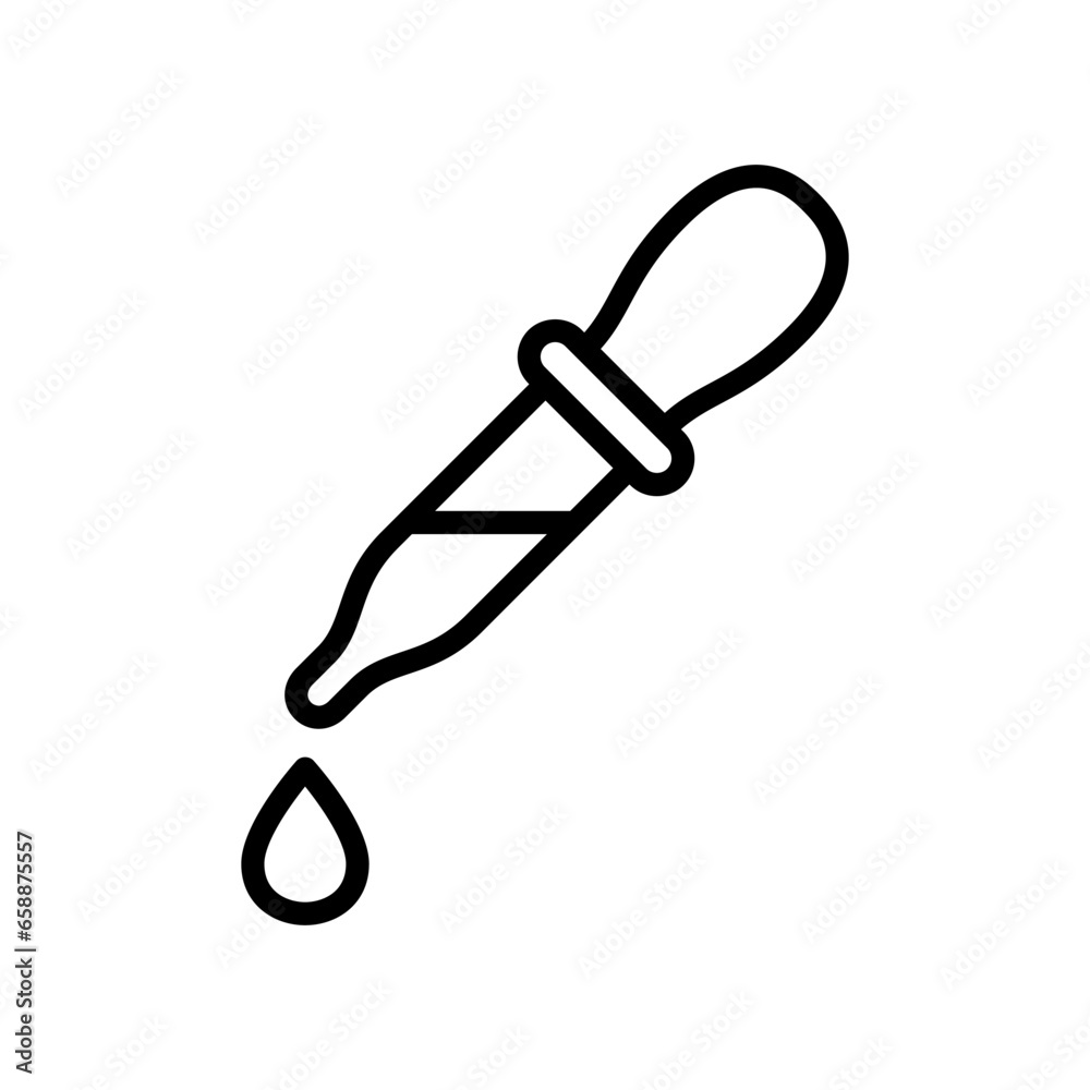 Eyedropper pipette tool vector icon Eyedropper pipette tool vector icon